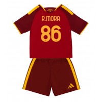 AS Roma Rodrigo Mora #86 Hjemme Trøje Børn 2026-27 Kortærmet (+ Korte bukser)